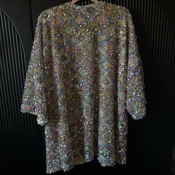 By Together Multicolor Sequin Cardigan - Picture 11 of 14
